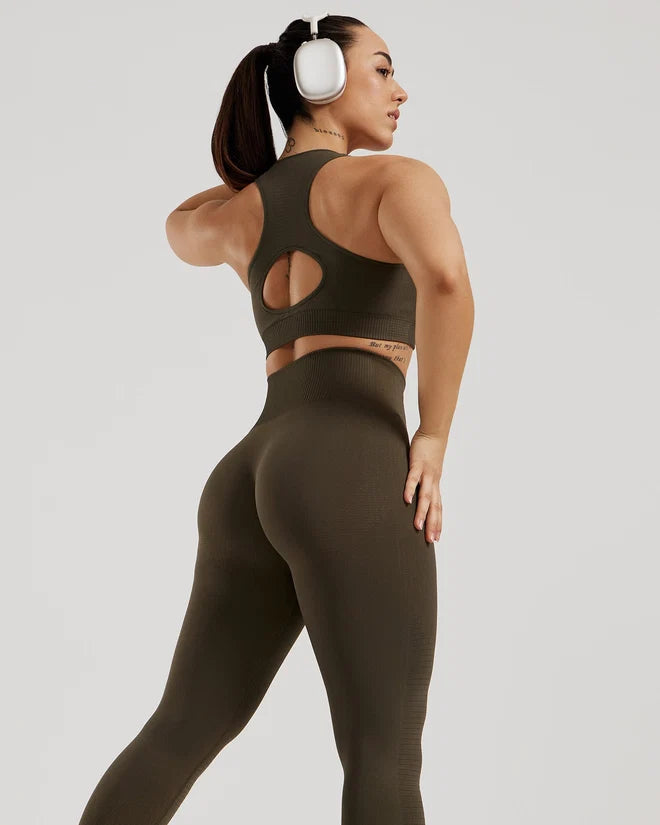 Womensbest high-waist power Seamless Leggings