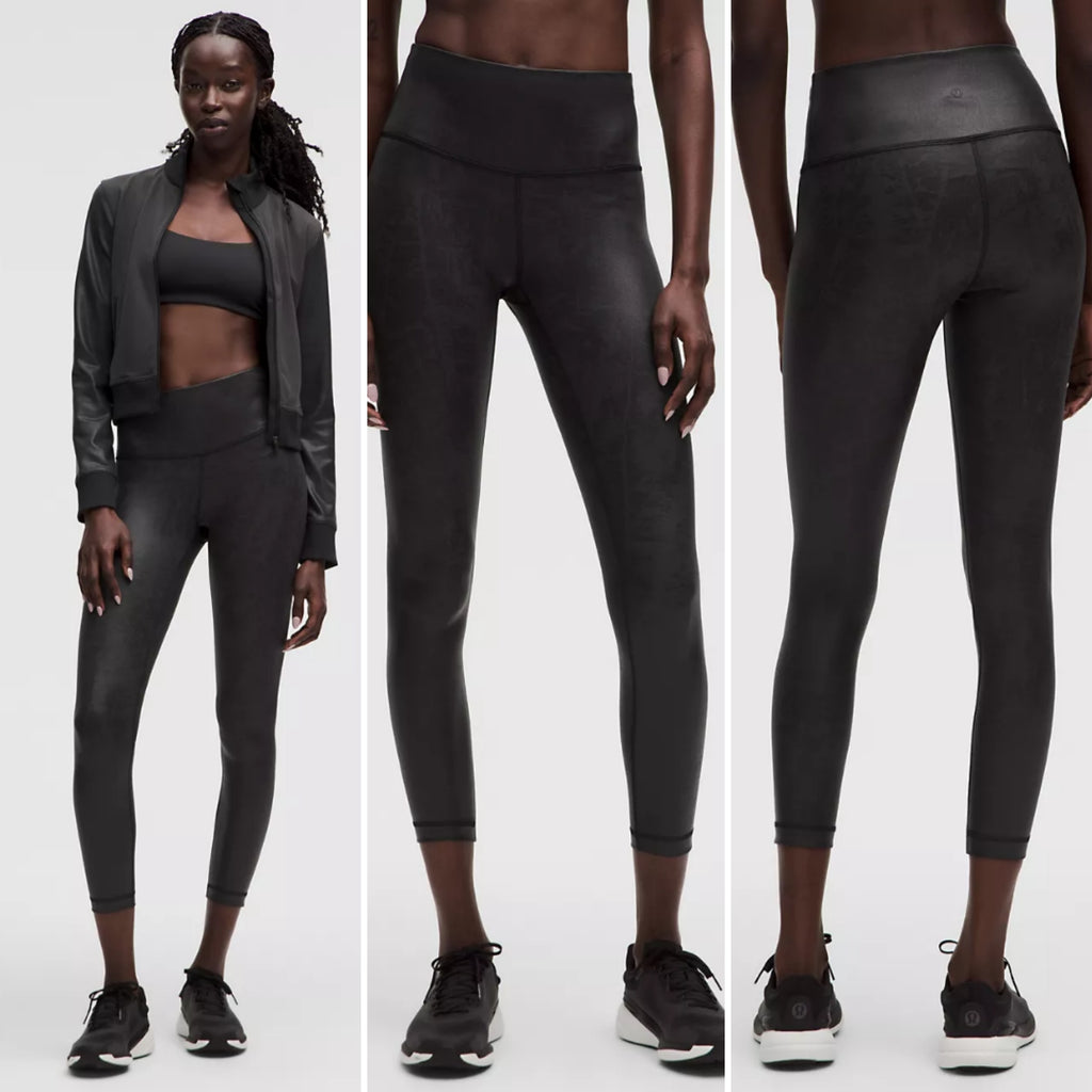 Lululemon Wunder Train High-Rise Tight 25" Matte Foil