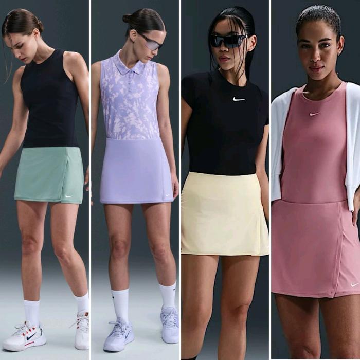 Nike Womens High-waist Victory Straight Tennis Skirt