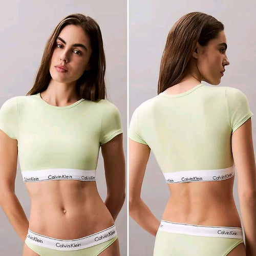 Ck Icon Cotton Modal Lightly Lined TShirt Bralette