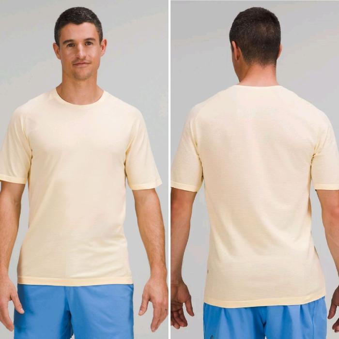 Lululemon men metal vent tech short sleeve