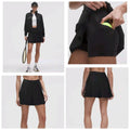 Lululemon angled pleat high rise tennis skirt