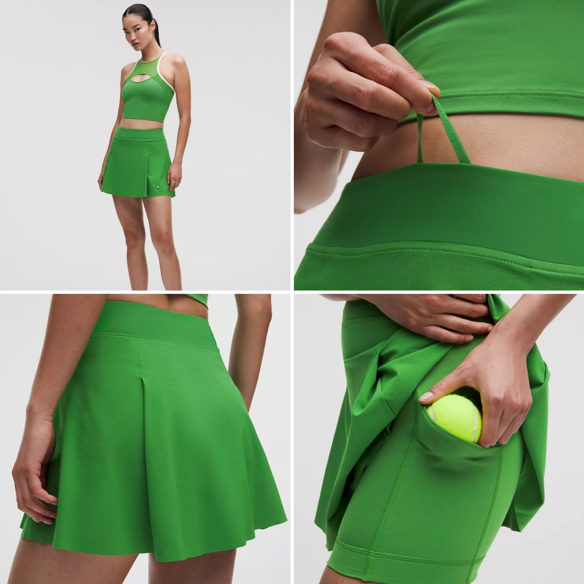 Lululemon A-Line Side-Pleat Tennis Skirt