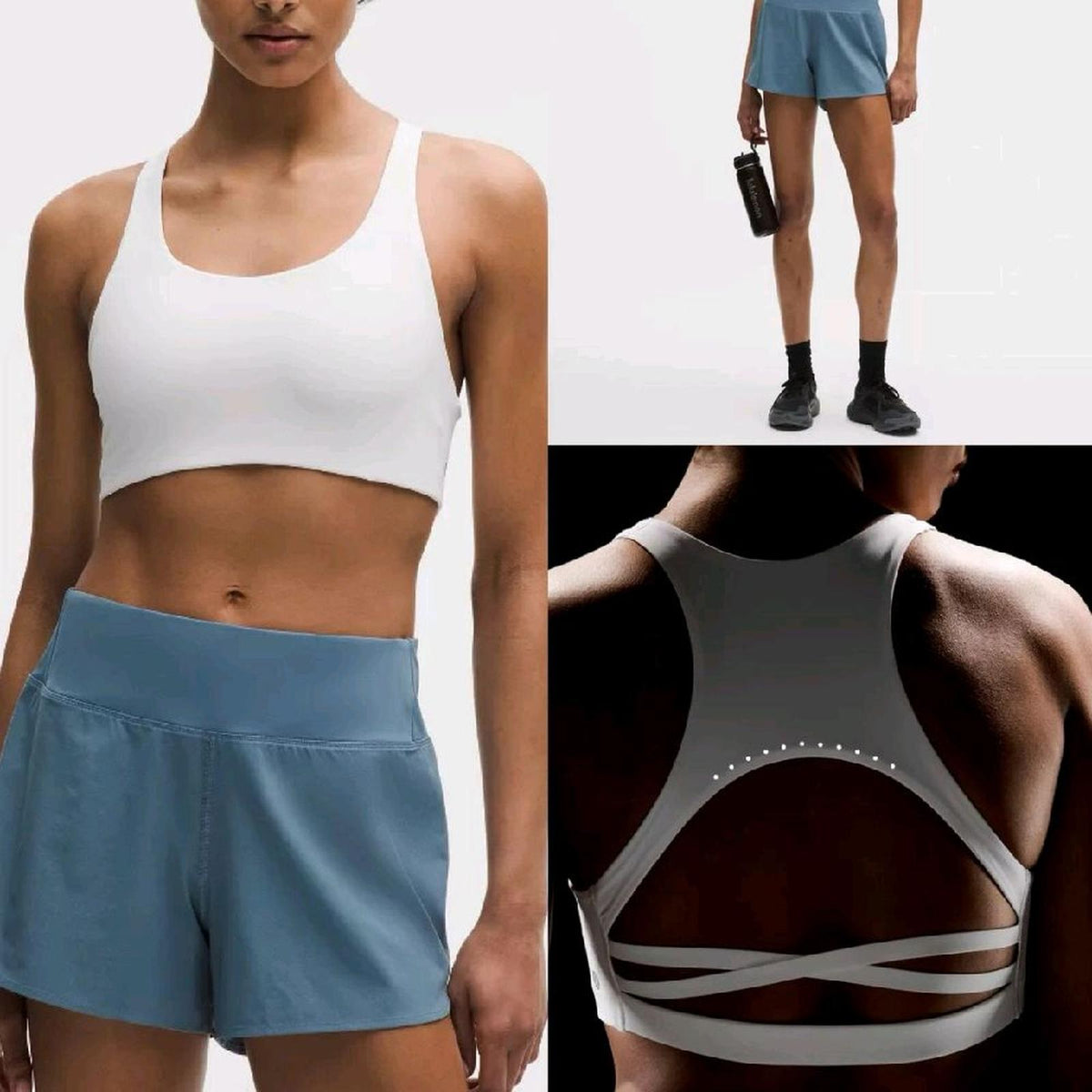 lululemon Nulux Strappy-Back Sports Bra Medium Support