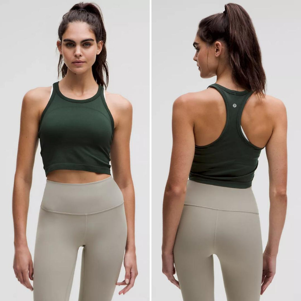Lululemon Swiftly Tech Cropped Racerback Tank Top 2.0
