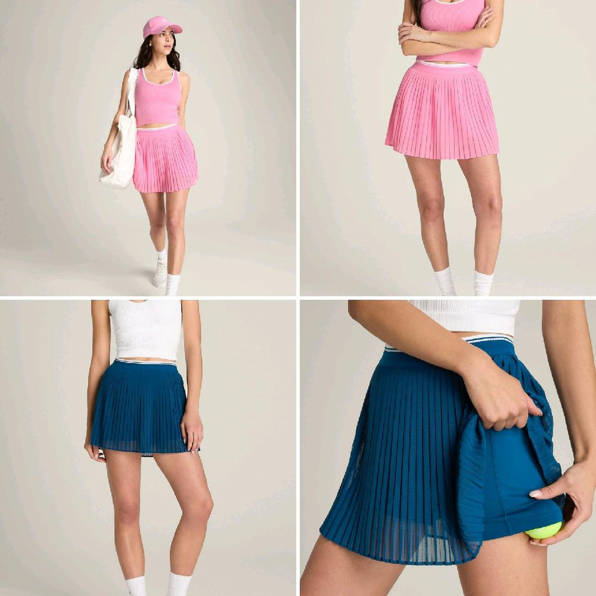 Wilson Limitless Pleated Mesh Skirt