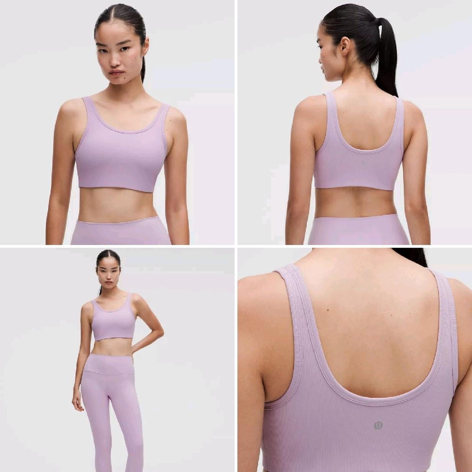 Lululemon nulu ribbed scoop neck bra with padding