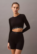 Calvin Klein Modern Cotton Lightly Lined Long Sleeve bralette with padding