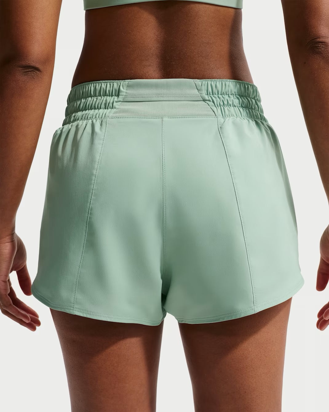 Nike Womens One Dri-Fit Mid Rise 3" brief lined shorts