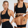 womensbest power Seamless Halter neck bra with padding