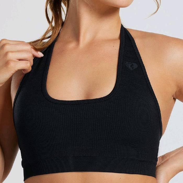 womensbest power Seamless Halter neck bra with padding