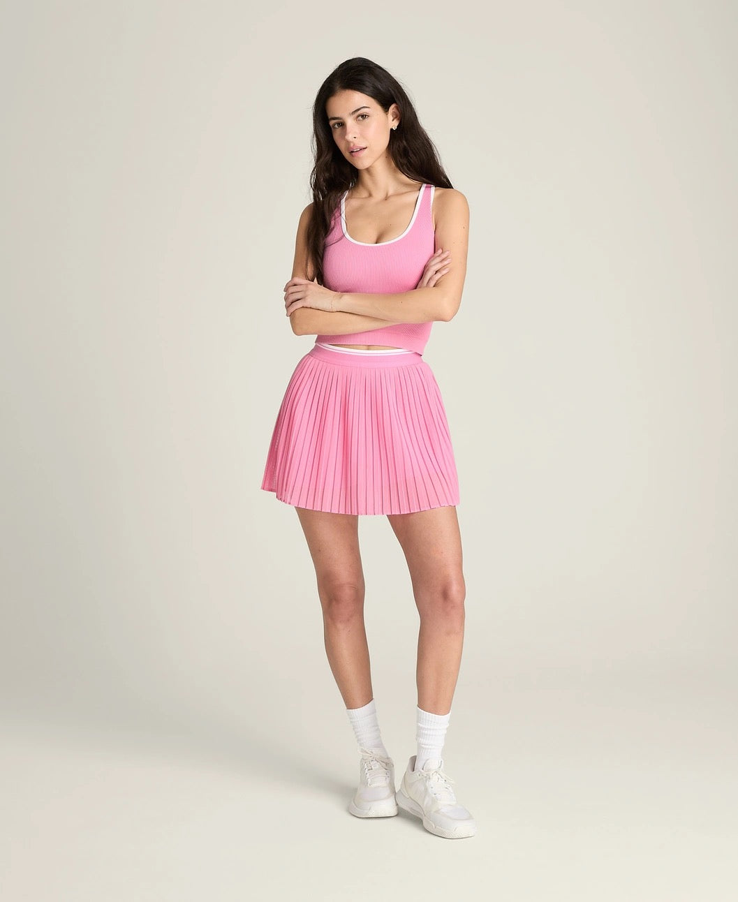 Wilson Limitless Pleated Mesh Skirt