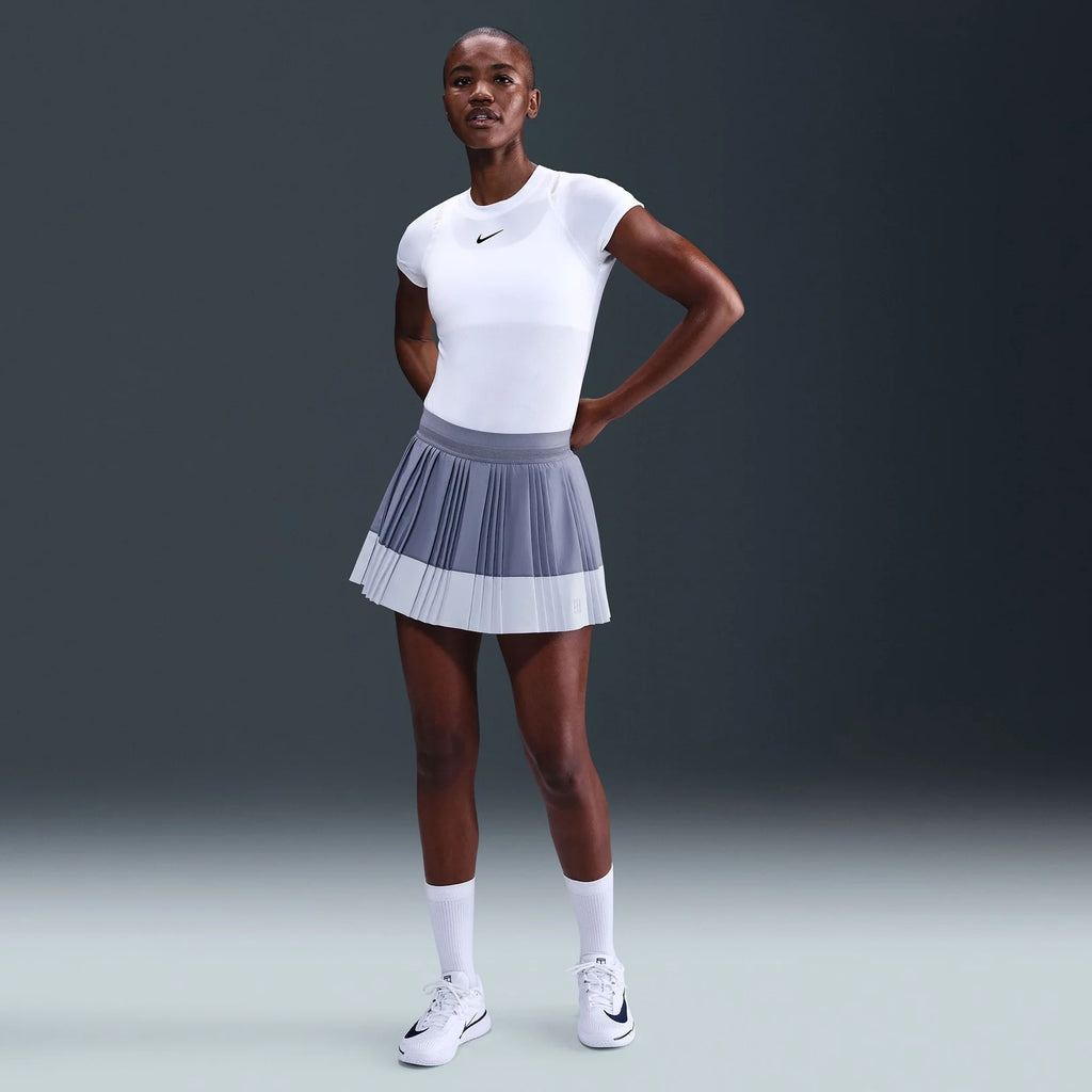 Nike Womens advantage pleat stripe skirt