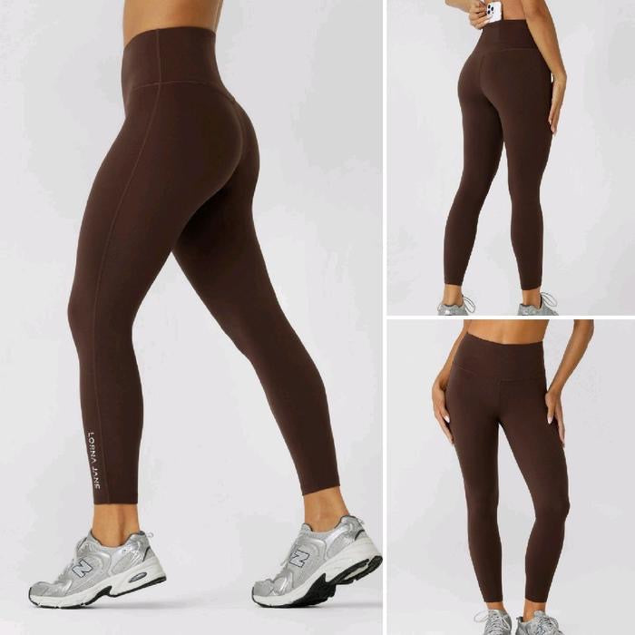 Lorna Jane lotus no chafe phone pocket ankle biter leggings