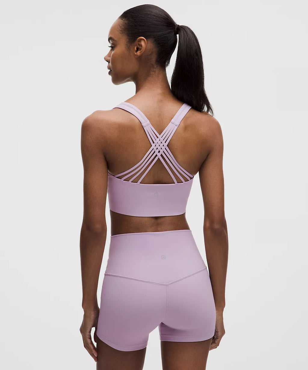 Lululemon FlexyFlex Strappy Longline Yoga Bra Light Support