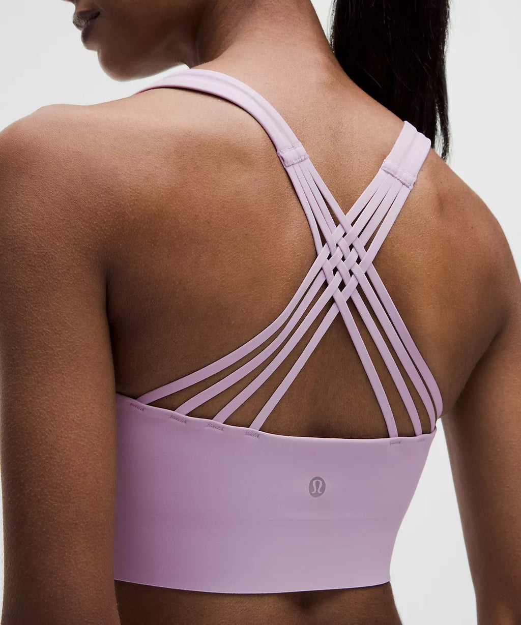 Lululemon FlexyFlex Strappy Longline Yoga Bra Light Support