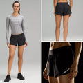 Lululemon Hotty Hot Low-Rise Lined Short 4"