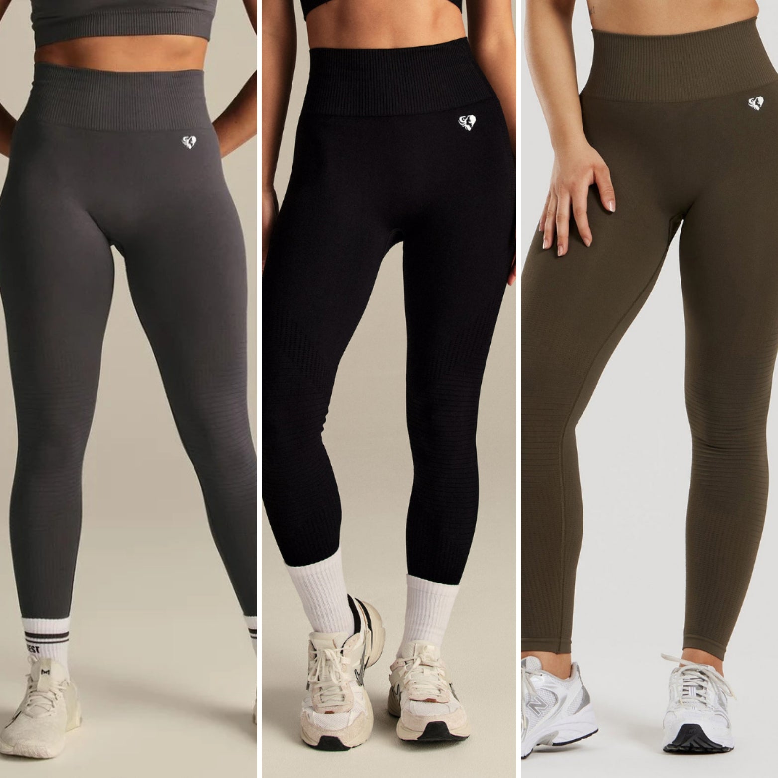 Womensbest high-waist power Seamless Leggings