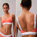 Ck Icon Cotton Modal Lightly Lined Bralette
