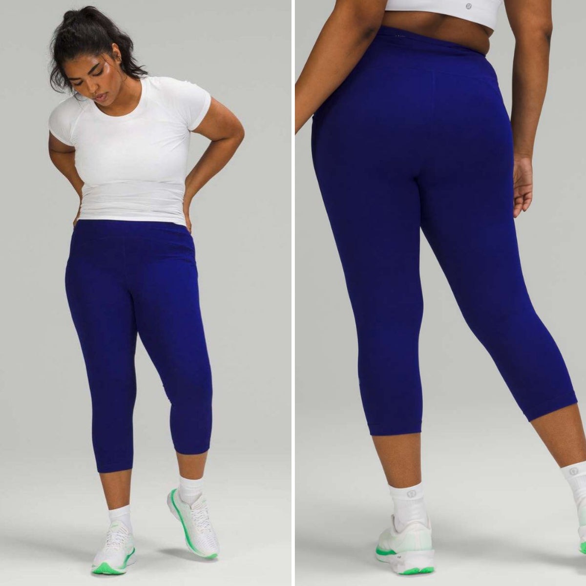 Lululemon wunder train high rise crop 21"