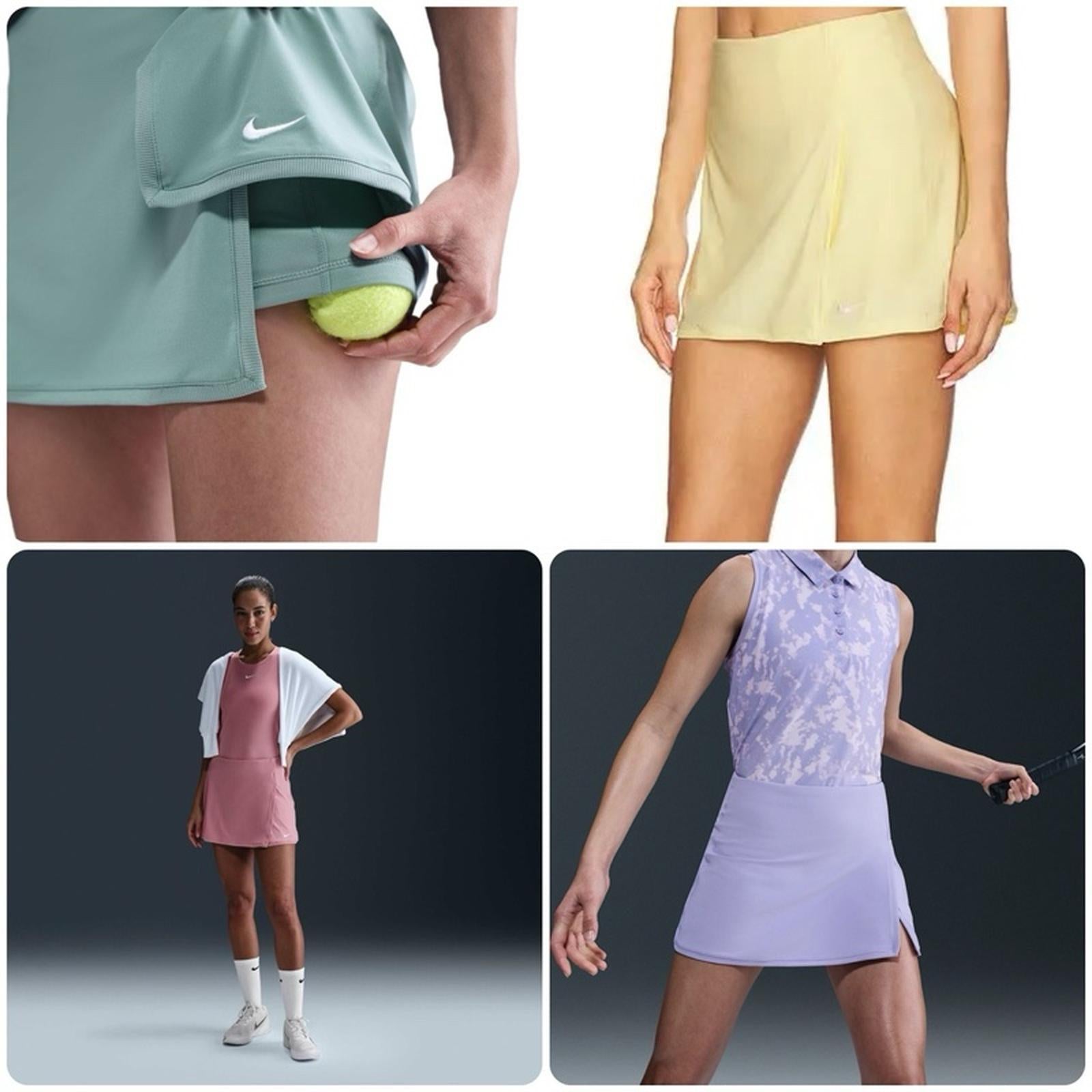 Nike Womens High-waist Victory Straight Tennis Skirt