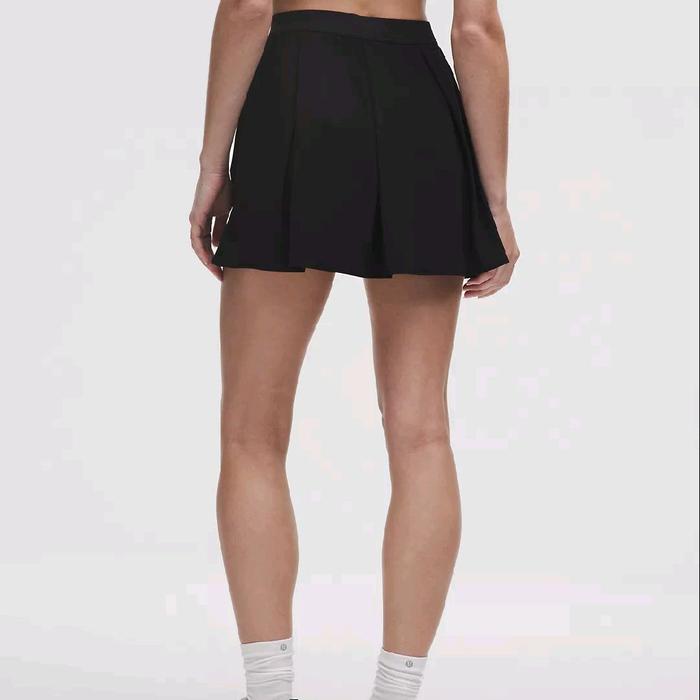 Lululemon angled pleat high rise tennis skirt