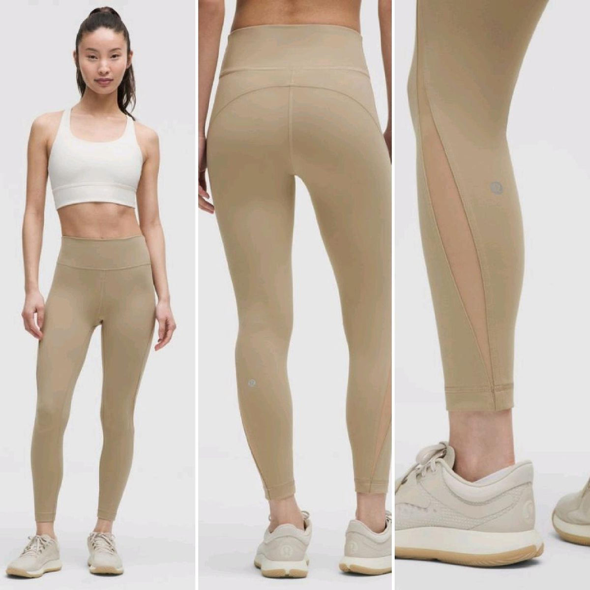 Lululemon Wunder Train mesh panel HR tight 25"