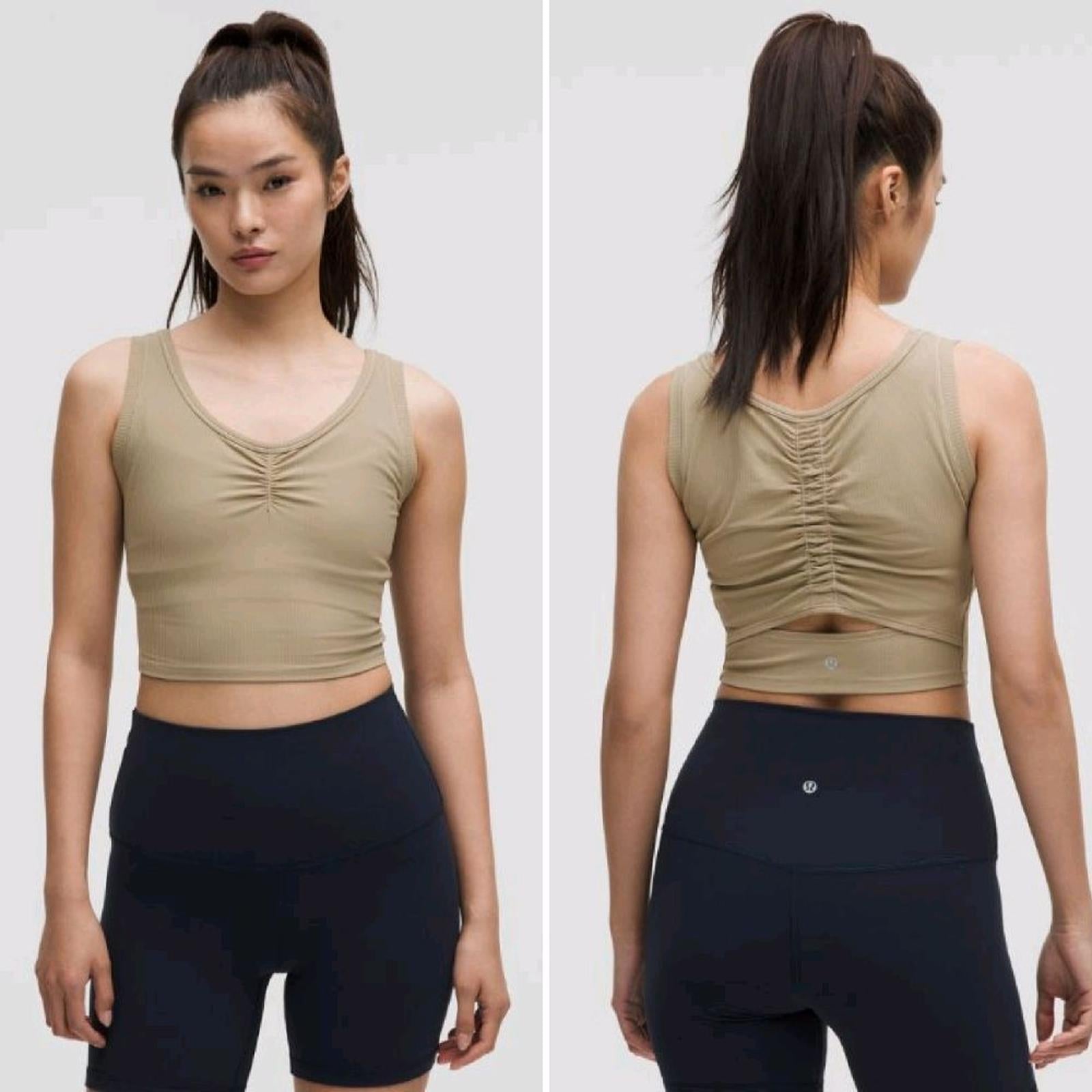 Lululemon all It Takes back cut out tank