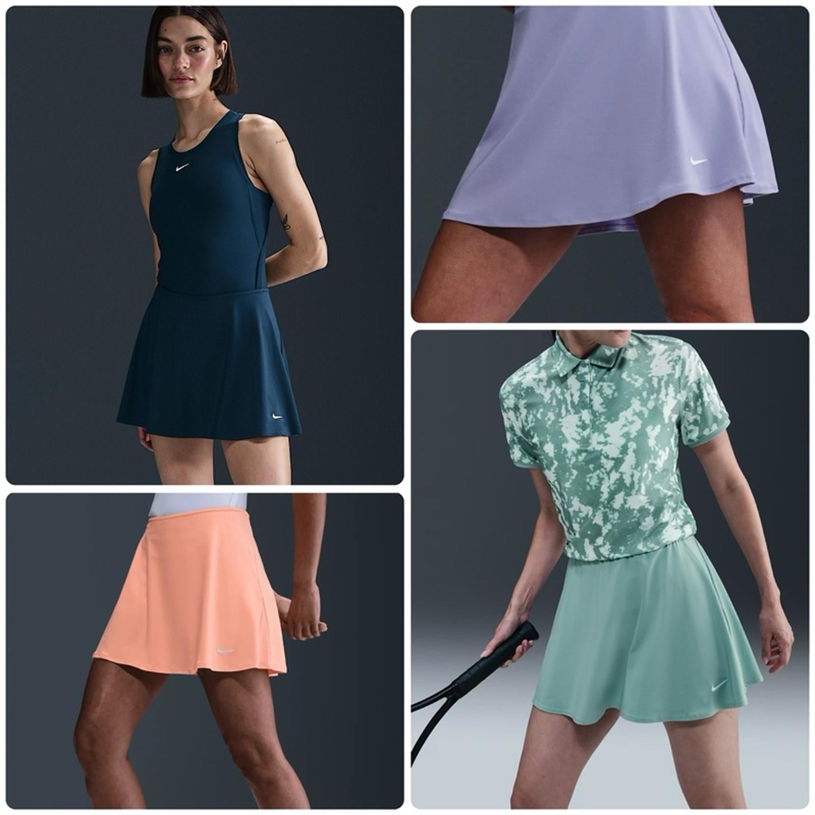 Nike Womens Flounce High-waist Tennis skirt