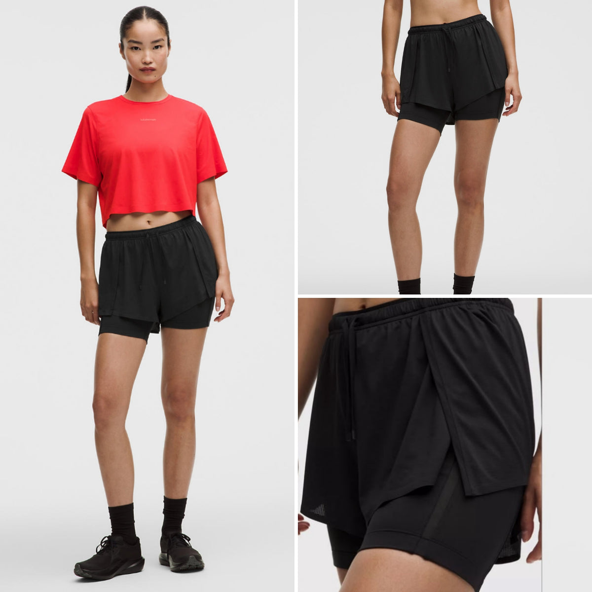 Lululemon Lightweight 2-in-1 Running High-Rise Short