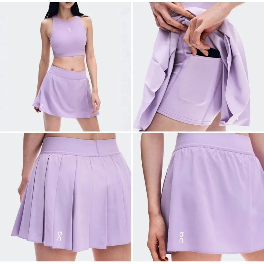 on Court Skirt Pleated
