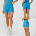 Lorna Jane lotus no chafe phone pocket 12cm bike shorts